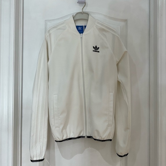 adidas Other - Adidas Authentic Off White Windbreaker/Sport Sweater/ Athletic Sweater